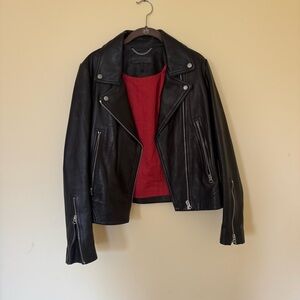 rag & bone Black Leather Jacket